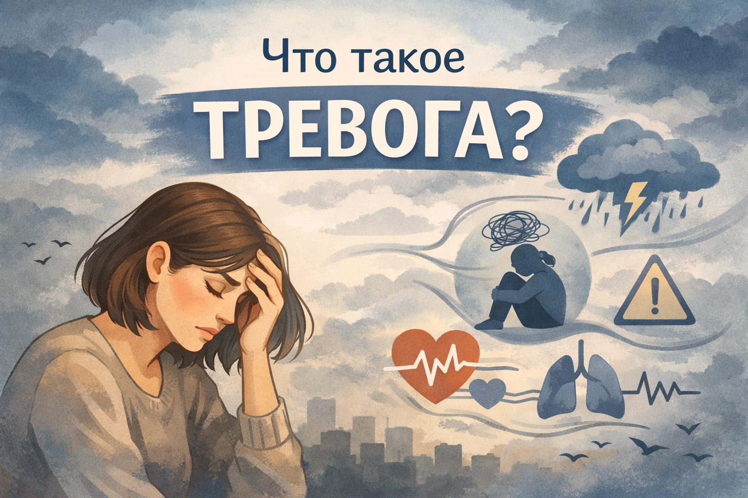 Что такое тревога и как с ней работать — психолог в Ростове-на-Дону